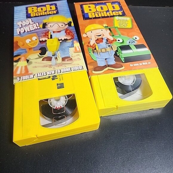 Bob The Builder Cartoon Vhs lot of 2 Clean - Picture 2 of 4